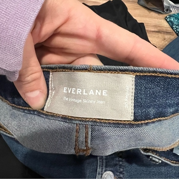 Everlane The Authentic Stretch High-Rise Skinny Button Fly Jeans - Picture 9 of 12